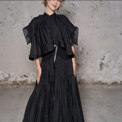 最高級】トルコ製 Zegna ジャガード織 マルチボーダー 半袖 ポロシャツ 
